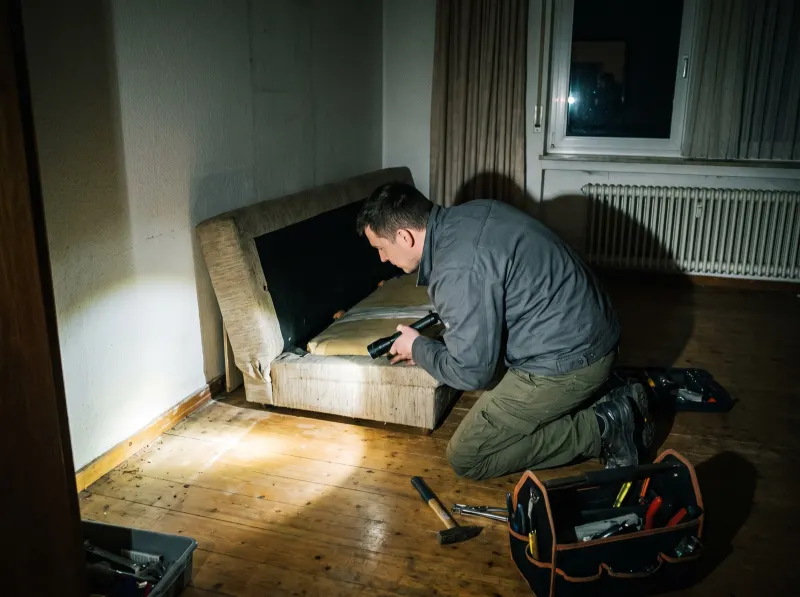 Befall in der Ferienwohnung